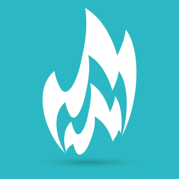 Oheň, plamen ikony — Stockový vektor