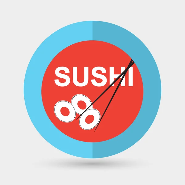 Sushi, seafood icon — Stock Vector