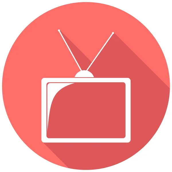 TV, televisie pictogram — Stockvector