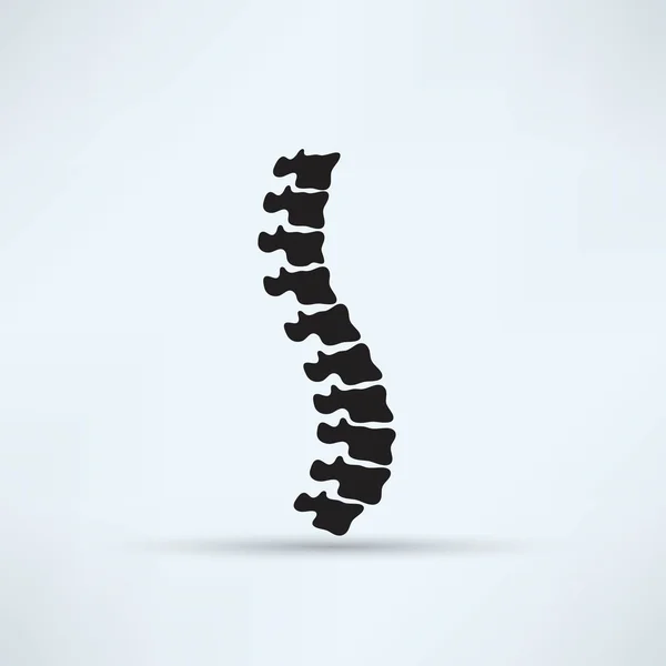 Icono de Diagnóstico de columna vertebral, medicina — Vector de stock