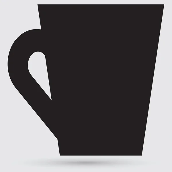 Symbol für Tasse, Tee, Kaffee — Stockvektor