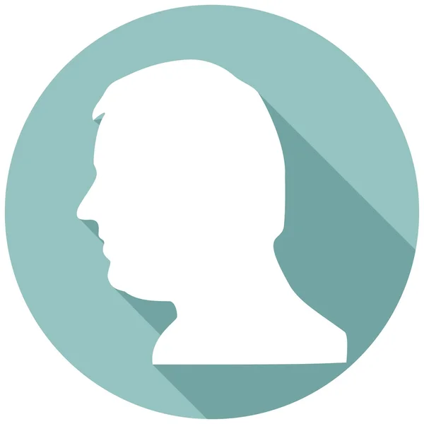 Hlava, osoba ikonu — Stockový vektor