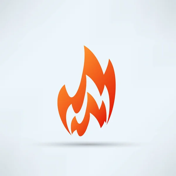 Fire, flame icon — Stock Vector