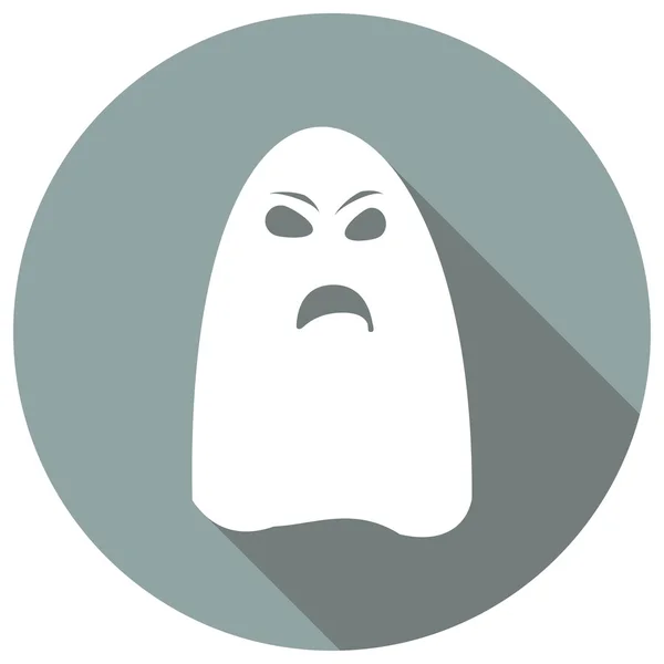 Ghost, halloween-ikonen — Stock vektor