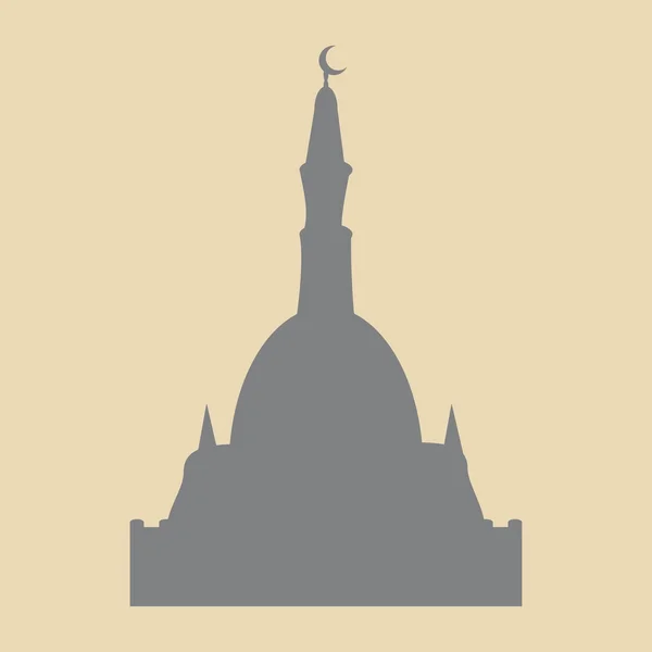Ramadan, icône de la mosquée — Image vectorielle