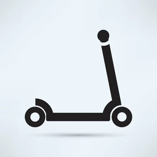 Scooter, icono de la bicicleta — Vector de stock