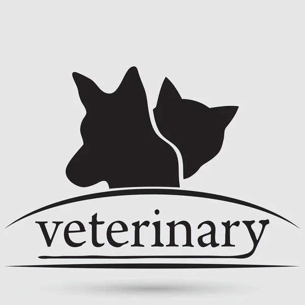 Veterinarian clinic, pet health icon — Stock Vector