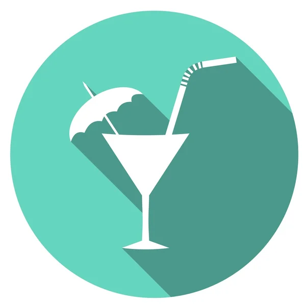 Cocktail, boisson Icône — Image vectorielle