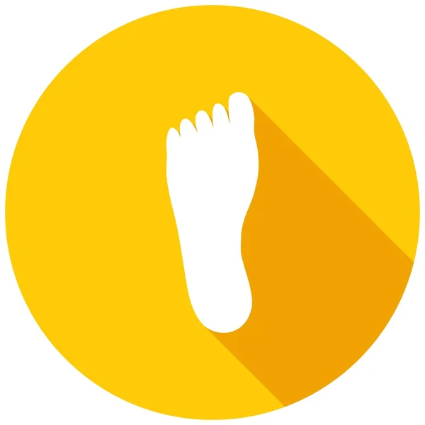 Footprint, foot icon — Stock Vector