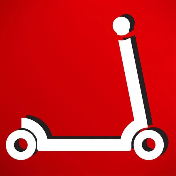 滑板车，自行车图标 — 图库矢量图片