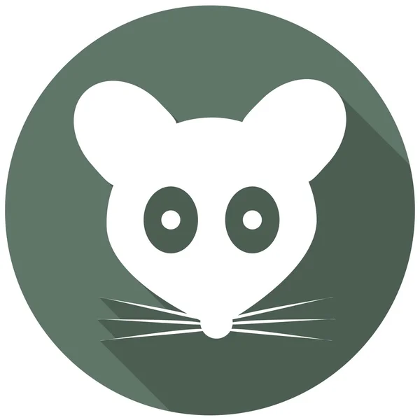 Ratón, animal, icono de rata — Archivo Imágenes Vectoriales