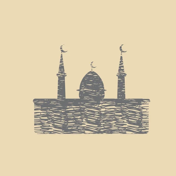 Ramadan, icône de la religion islam — Image vectorielle