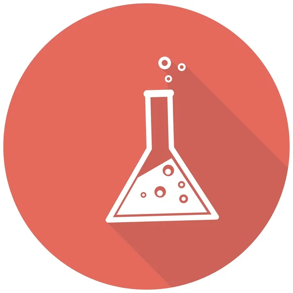 Chemiczne rury, eksperyment ikona. — Wektor stockowy