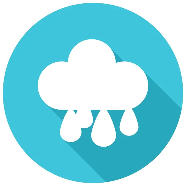 DROPS, wolk, regen pictogram — Stockvector