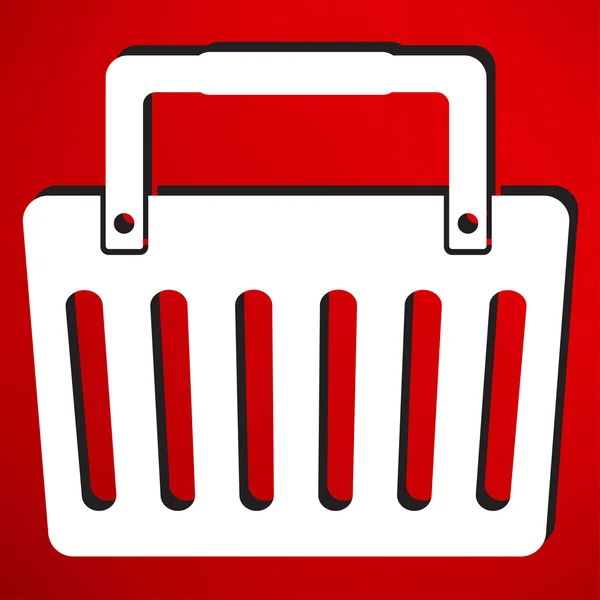 Shopping basket icon — Stock Vector