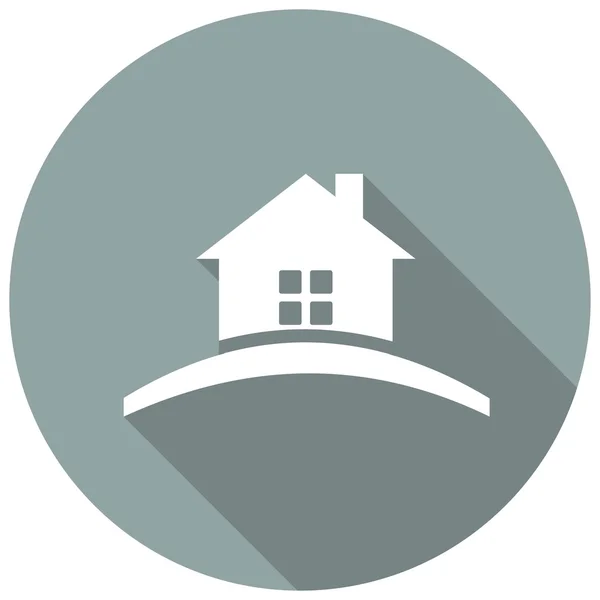 Ikon af hus, hjem, fast ejendom – Stock-vektor