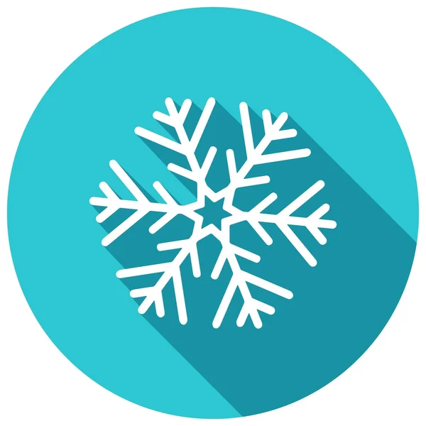 Icône flocon de neige Noël — Image vectorielle