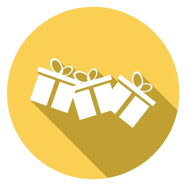 Icono de cajas de regalo — Vector de stock