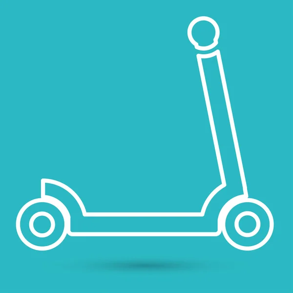 Scooter, bike icon — Stock Vector