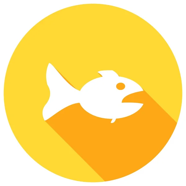 Ikonen för fisk, hav — Stock vektor