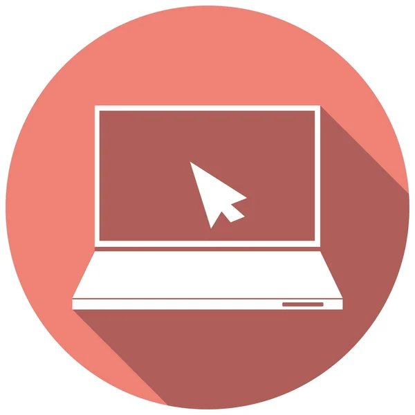 Laptop, laptop pictogram — Stockvector