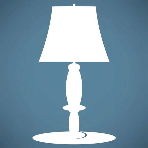 Настольная лампа, иконка — стоковый вектор