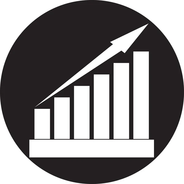 Icona del grafico aziendale — Vettoriale Stock