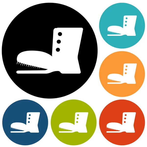 Shoemaker, boot icons — Stock Vector