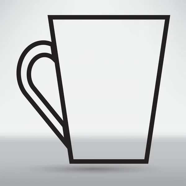 Tasse, Getränk-Symbol — Stockvektor