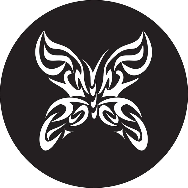 Motyl streszczenie symbol — Wektor stockowy