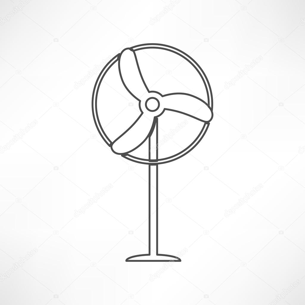 Icon of fan, propeller
