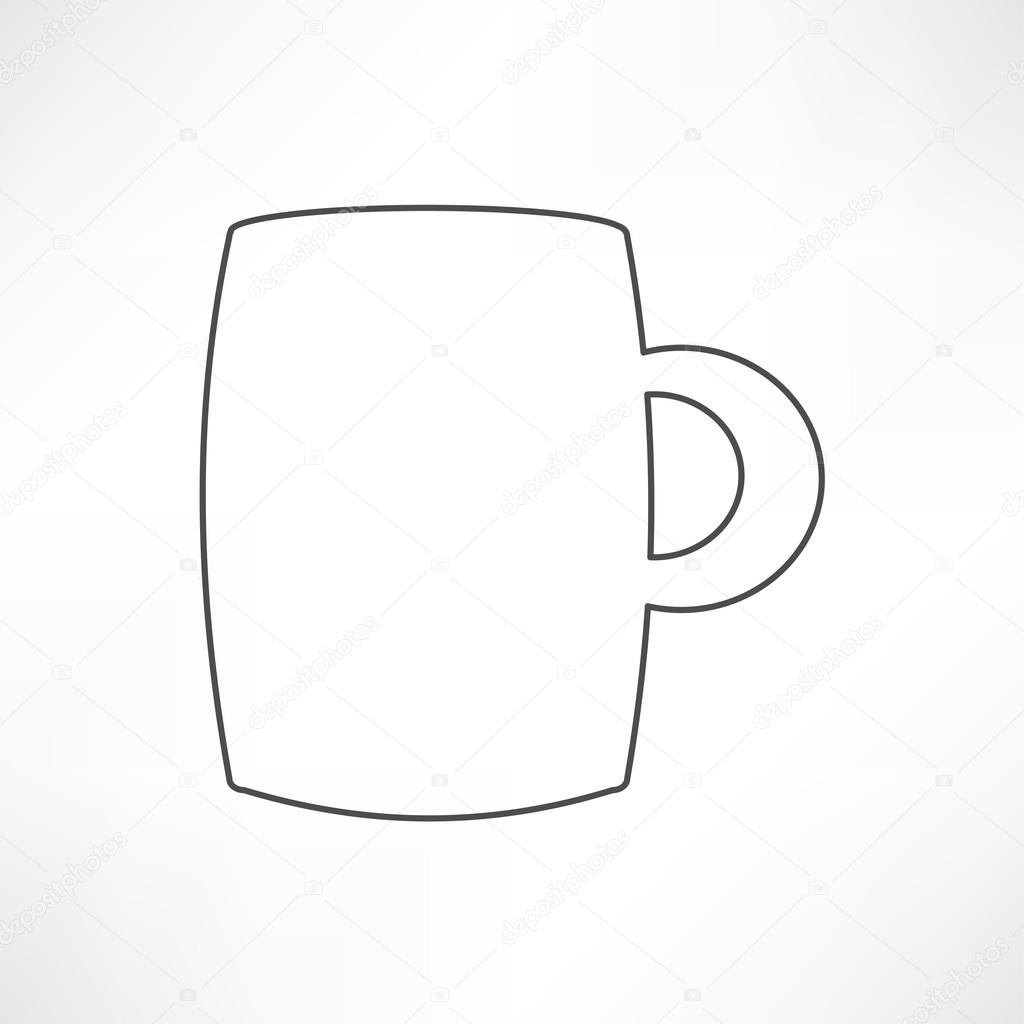 Icon of cup, tea, coffee