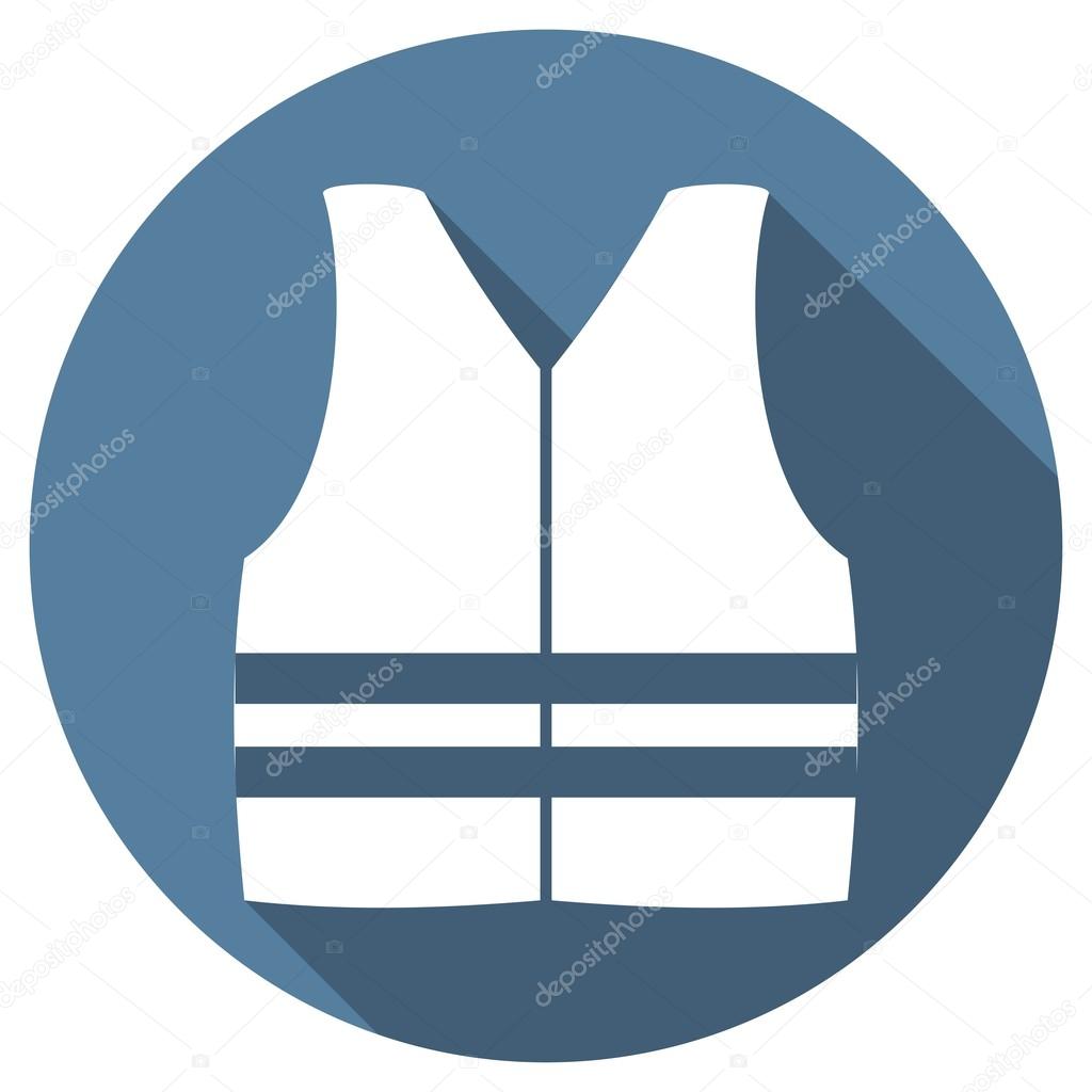 Life vest, security icon