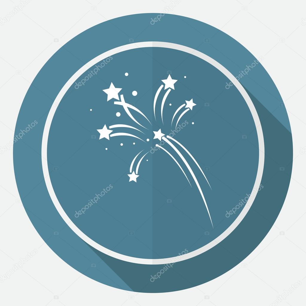 Fireworks, celebration icon