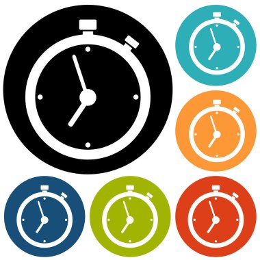 Saat, saat Icons set