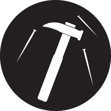 Çekiç, çivi, Araçlar simgesi