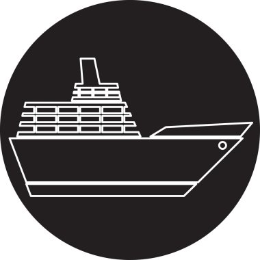 Gemi, cruise, simge seyahat