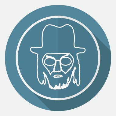 Ortodoks Yahudi, adam şapka simgesi