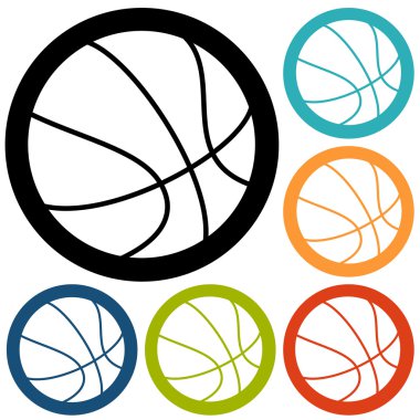 Basketbol topu simgeleri
