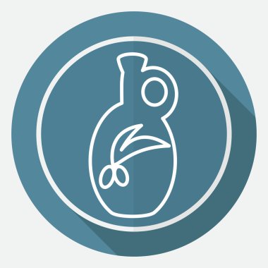 Zeytin yağı şişesi simgesi