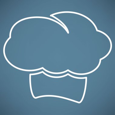 Simge chef şapka, yemek