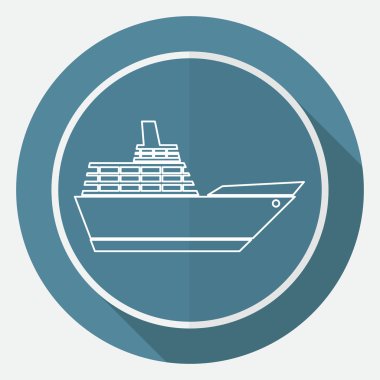 Gemi, cruise, simge seyahat
