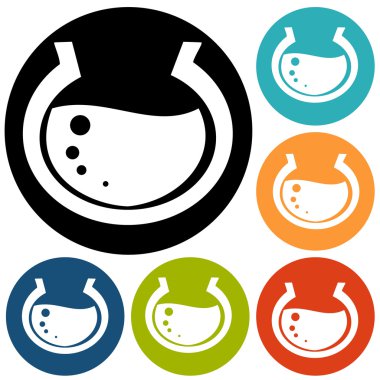 akvaryum, evde beslenen hayvan Icons set