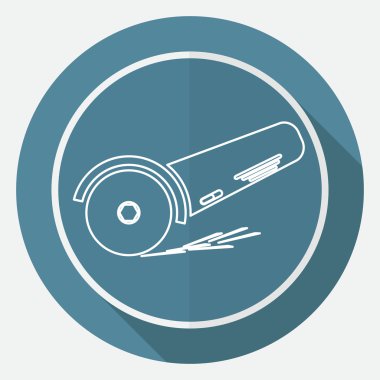 açı değirmeni, aracı simgesini