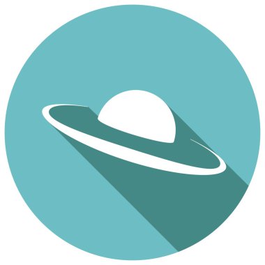 UFO, uzaylı, alanı simgesi