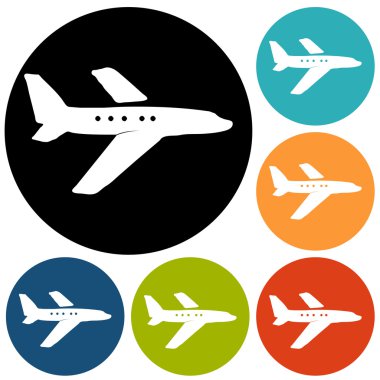 Uçak, seyahat simgeleri