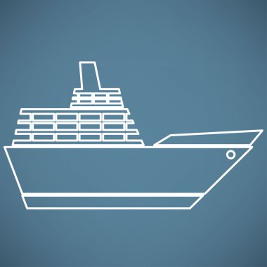 Gemi, cruise, simge seyahat