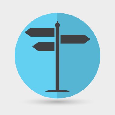 Boş yol işareti simgesi