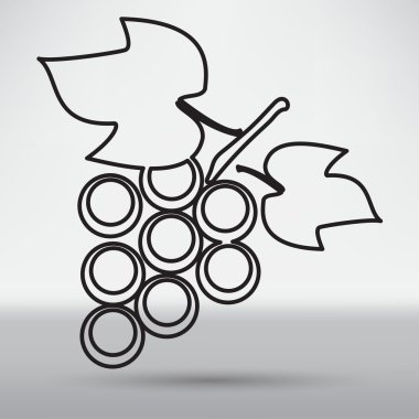 üzüm, şaraphane simgesi