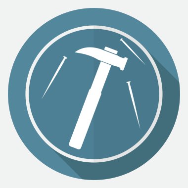 Çekiç ve çivi simgesi